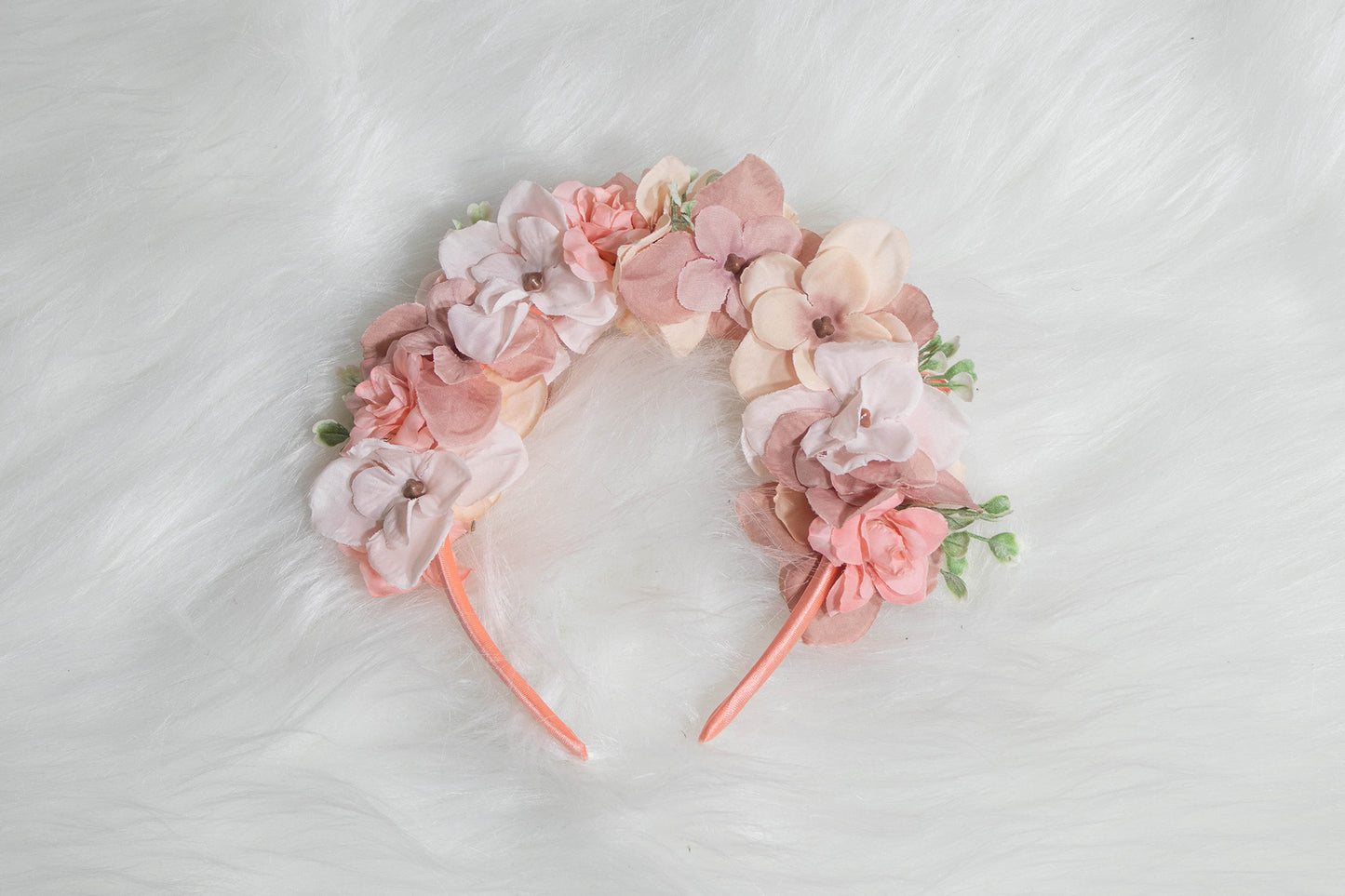 Rosy Daydream - Roze Bloemen Haarband | Handgemaakte Haaraccessoire voor Magische en Elegante stijlen | by Odette Design
