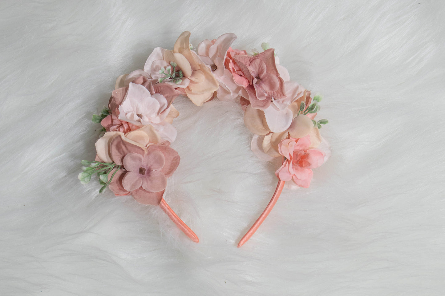 Rosy Daydream - Roze Bloemen Haarband | Handgemaakte Haaraccessoire voor Magische en Elegante stijlen | by Odette Design