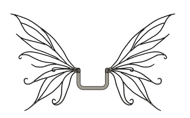 Luna Black - Magical Wings for Fairies and Elves | Enchanting Designs for Fantasy Costumes | by Odette Design
