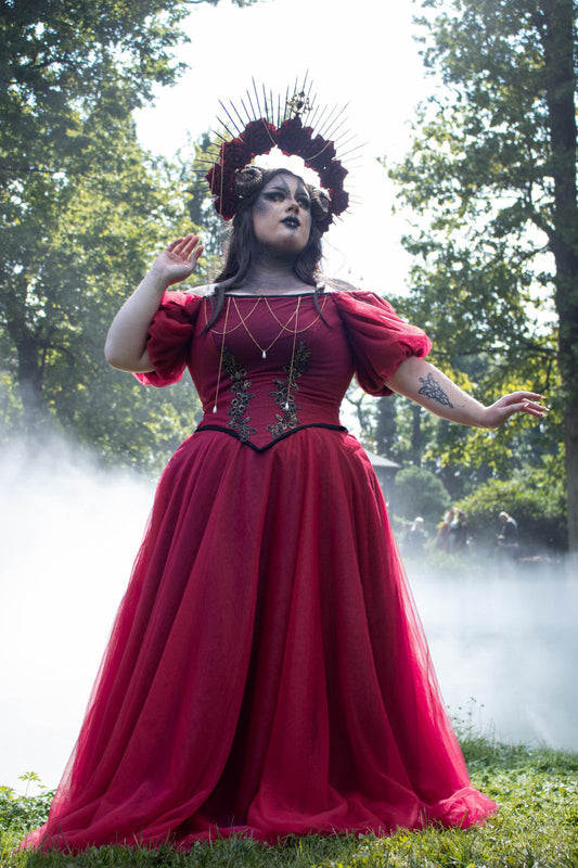 Red Tulle Dress